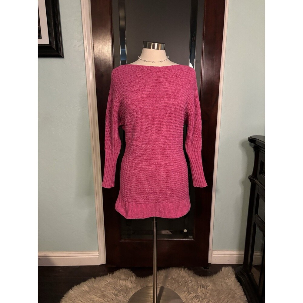 New Pink Rose Sweater Size XS #114